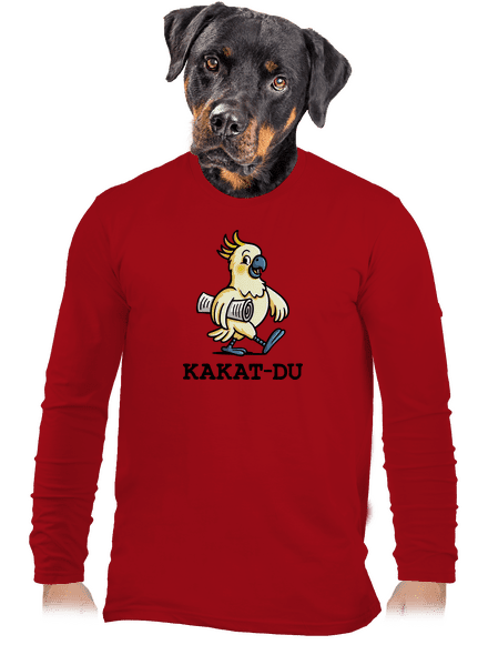Kakat-du pánské dlouhý rukáv Red