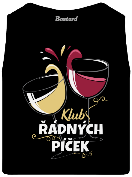 Klub řádných píček pánské tílko Black
