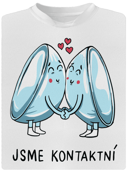 Kontaktní čočky dětské sportovní tričko White