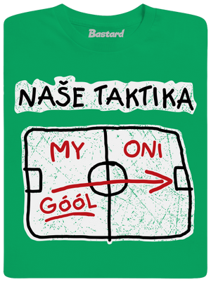 Naše taktika dětské tričko Kelly Green