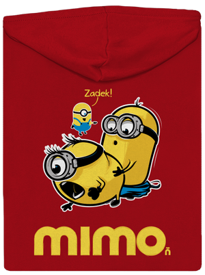 Mimo pánská mikina na zip Red