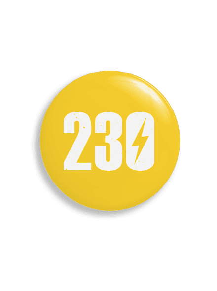 230 V placka uni