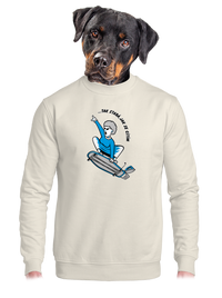 unisex mikina bez kapuce