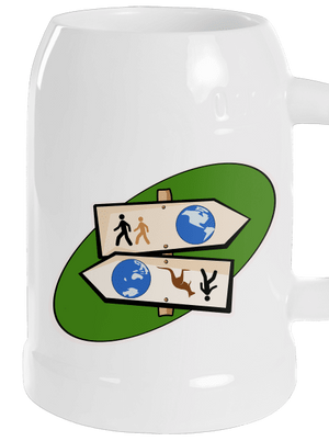 Dálkový pochod půllitr White