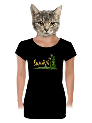 dámské tričko s lemem