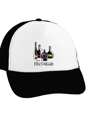 Frutarián kšiltovka truckerka Black cap