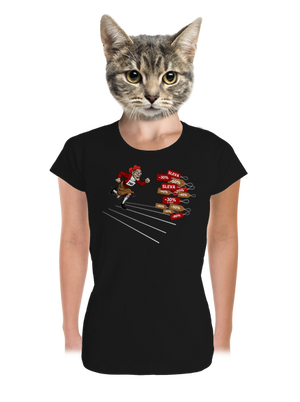 Slevy! dámské tričko premium Black