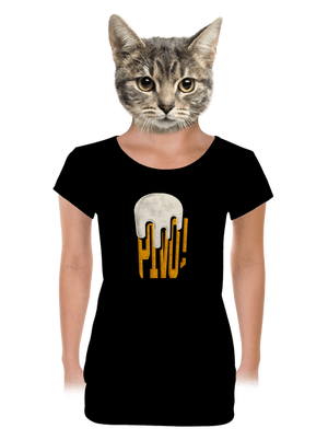 dámské tričko s lemem