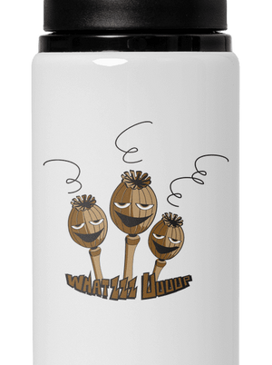 Makovice lahev na vodu White