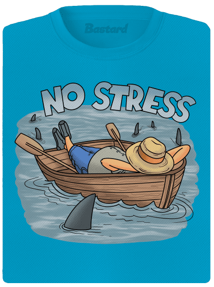 No stress dámské sportovní tričko Blue Atol