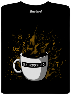 Hackpresso  pánské tričko Black