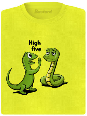 High Five dámské sportovní tričko Neon Yellow