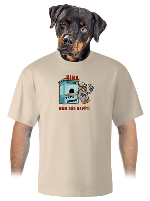 unisex tričko oversized