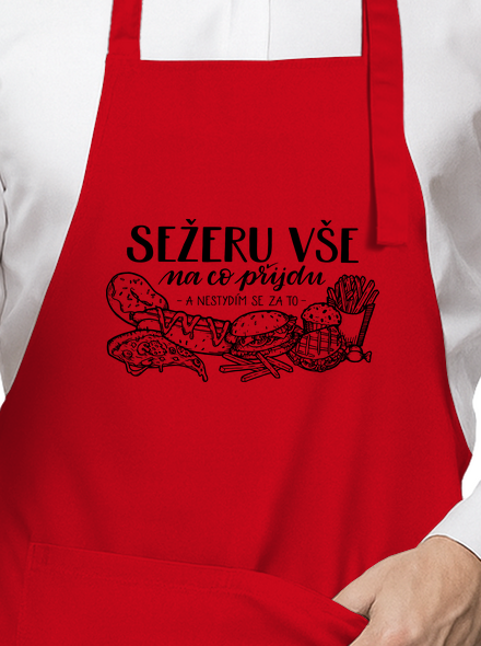 B12: Sežeru vše zástěra Red