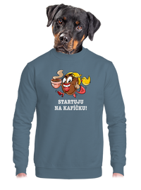 unisex mikina bez kapuce