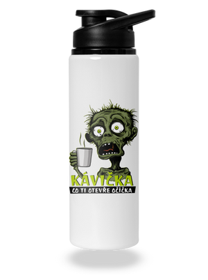 Zombie kávička lahev na vodu White