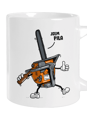 Jsem pila velký hrnek White