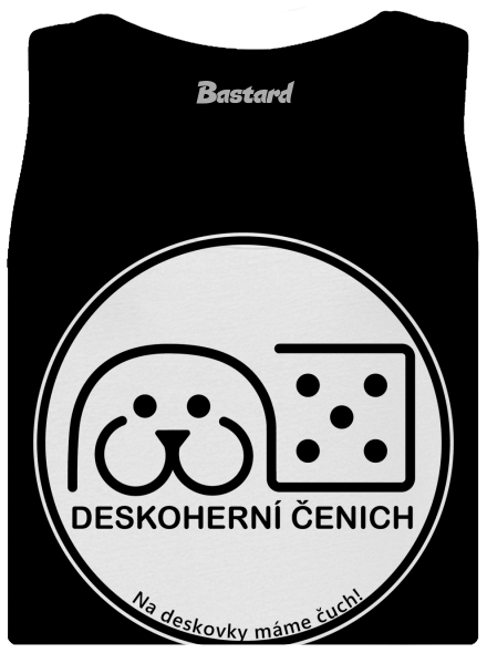 Deskoherní čenich dámské tílko klasické Black