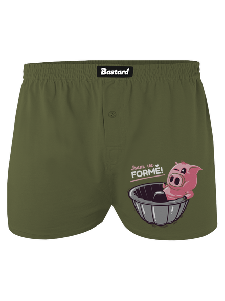 Ve formě pánské trenky Khaki
