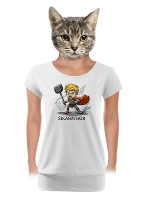 dámské tričko s lemem