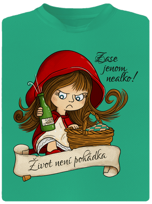 Zase nealko – Život není pohádka pánské sportovní tričko Mint Mal