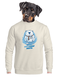 unisex mikina bez kapuce