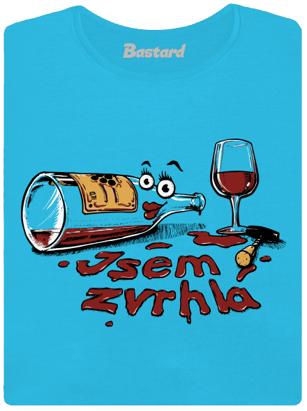 Zvrhlá dámské tričko Blue Atol