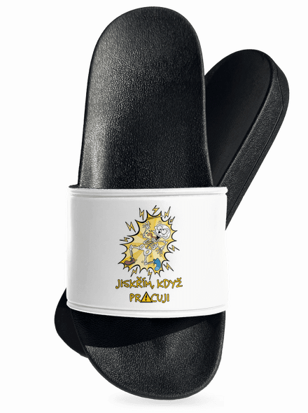 Jiskřím pantofle White