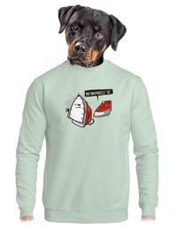 unisex mikina bez kapuce
