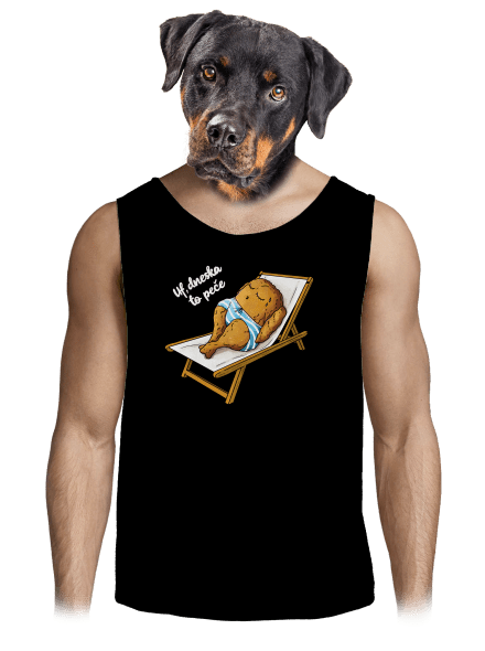 Dneska to peče pánské tílko Black