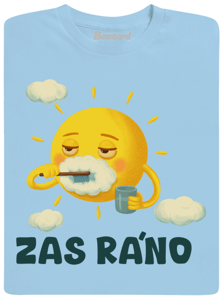 Zas ráno dětské tričko Sky Blue