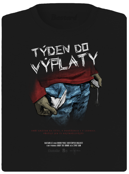 B13: Týden do výplaty dámské sportovní tričko Black