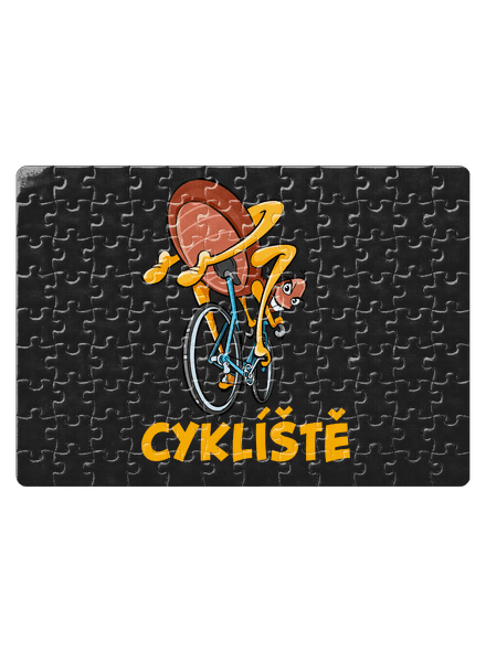 Cyklíště puzzle White