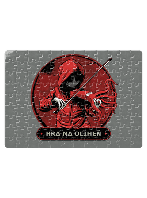 Hra na oliheň puzzle White