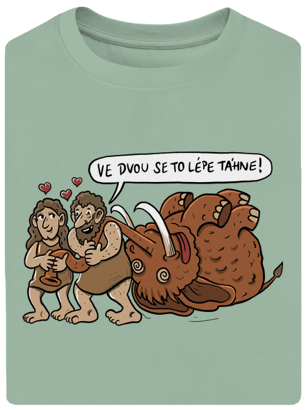 Ve dvou se to lépe táhne unisex tričko oversized Sage