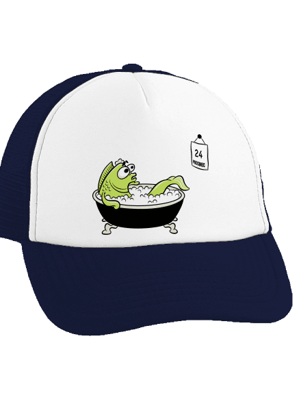 Poslední koupel kšiltovka truckerka French Navy cap