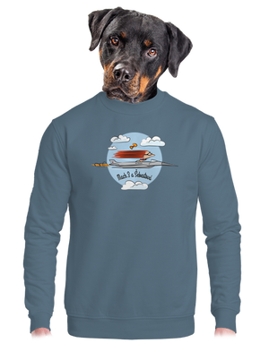 unisex mikina bez kapuce