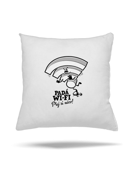 Padá wi-fi polštář White