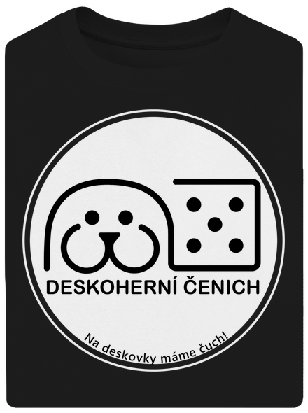 Deskoherní čenich unisex tričko oversized Black