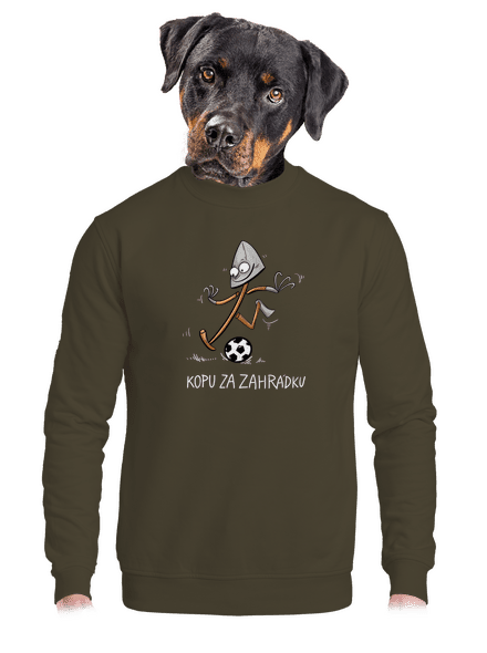 Kopu za zahrádku  unisex mikina bez kapuce Urban Khaki