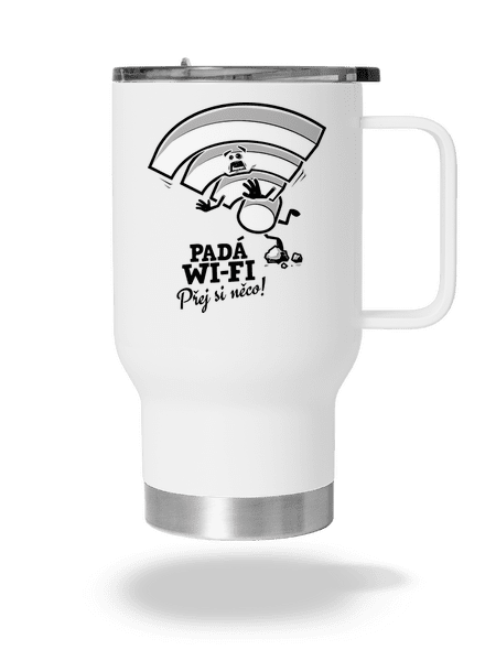 Padá wi-fi termohrnek White