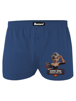 Super máma pánské trenky Blue