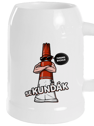 Sekunďák půllitr White