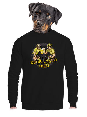 Klub cyklo píčů unisex mikina bez kapuce Black
