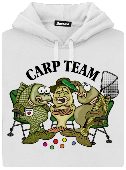 Carp Team dámská mikina klokanka White