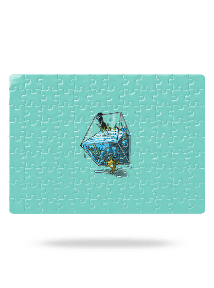 Migrující rybka puzzle White