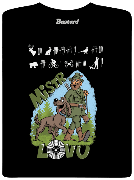 Mistr lovu pánské tričko Black