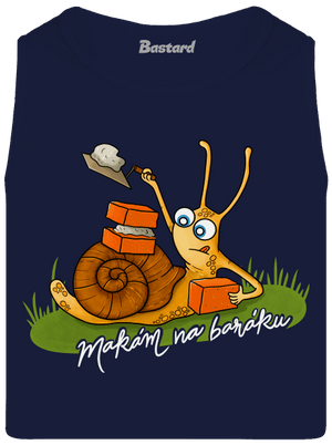 Makám na baráku pánské tílko French Navy