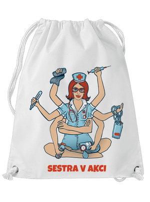 Sestra v akci vak White