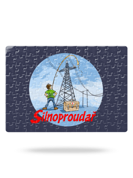 Silnoproudař puzzle White
